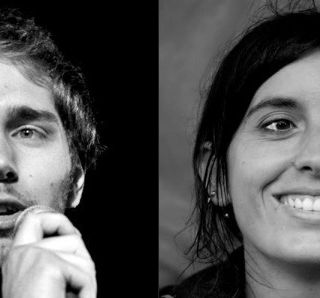 Federico Costamagna e Fabiana Dadone del Movimento 5 Stelle a Mondovì