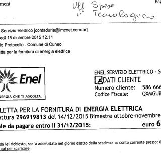 False bollette Enel via mail: sono virus informatici, non apritele