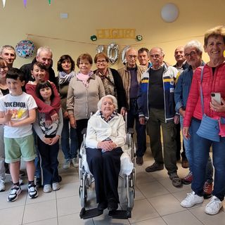 La signora Pierina ha compiuto 104 anni