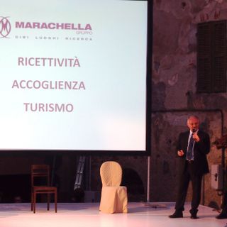 Renato Chinea durante l'incontro con Marachella group