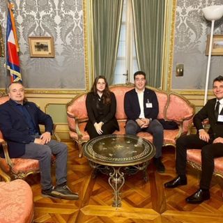 I giovani di Forza Italia Valle Maira accolti a Torino da Franco Graglia