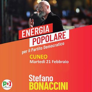 Politica, Bonaccini a Cuneo: &quot;Il PD recuperi rapporto con la società e i suoi bisogni&quot;