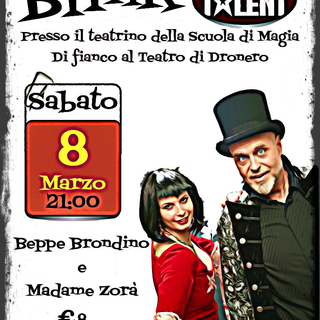 Dronero, spettacolo con Beppe Brondino e Madame Zorà