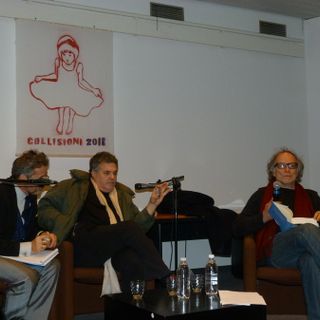 Amos Gitai e Enrico Ghezzi ad Alba. Fotoservizio Gisella Divino (© targatocn.it)