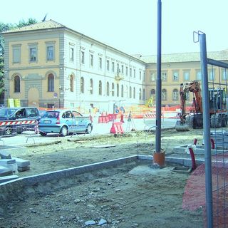 I lavori in piazza Garibaldi