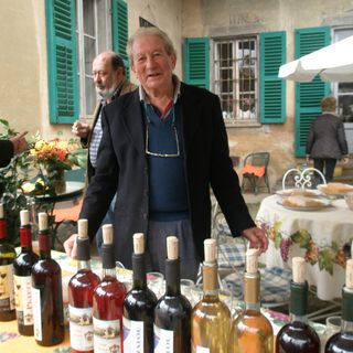 Il conte Alessandro Reyneri di Lagnasco, nella sua proprietà saluzzese in occasione della Festa di San Carlo