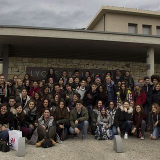 Allievi del Denina Pelicco al Lycée Roumanille di Nyons