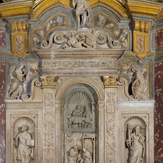 Saluzzo, l'altare di San Giuseppe ante restauro