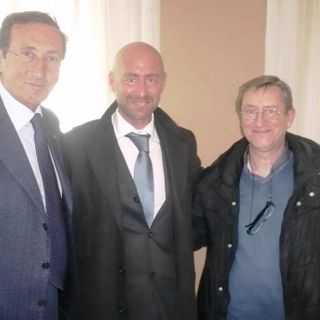 Da sin: Gianfranco Fini, Mario Castellino e Carlo Cerrina