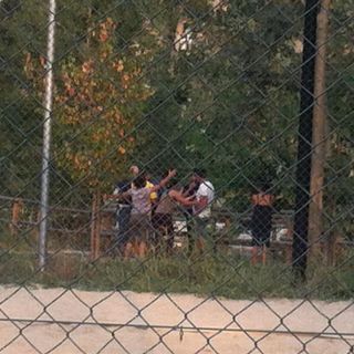 Le forze dell'Ordine al Parco delle Basse