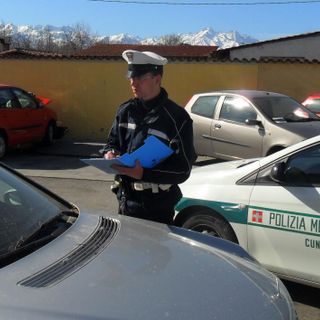 Un veicolo sequestrato