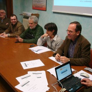 La serata di presentazione dei Tavoli di Lavoro a sostegno di Gigi Garelli e nell'ultima foto quello per Cuneo Solidale