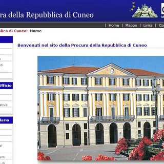 Sito ufficiale della Procura di Cuneo, bello ma vecchio