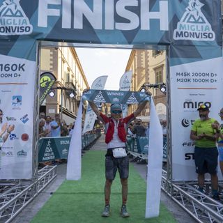 Saluzzo, Daniele Calandri vincitore della 100K Monviso - foto Marco Isaia