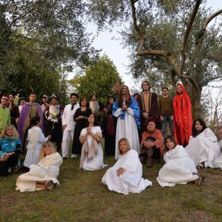 i protagonisti della Passione di REvello per le Giornate FAI d'Autunno