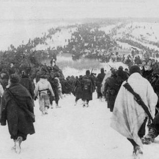 Ritirata di Russia, Foto storica di repertorio