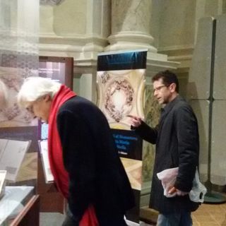 Vittorio Sgarbi alla mostra "Tesori del Marchesato di Saluzzo"