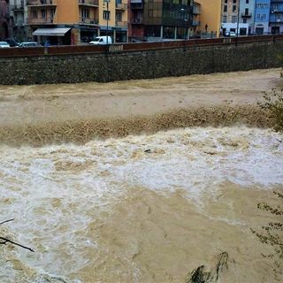 Mondovì: fiume Ellero in piena (immagine di repertorio)