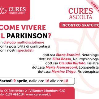 Villanova Mondovì: open day sul Parkinson con diversi specialisti