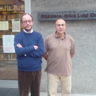 L'assessore Semprevico con Angelo Maria Petroni