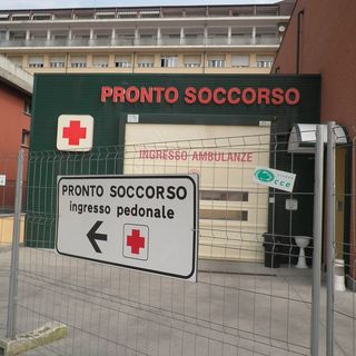 L'accesso al pronto soccorso dell'ospedale di Savigliano