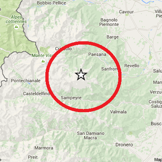 Terremoto di magnitudo 2.7 gradi fa tremare le case della Valle Varaita e Po