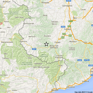 Valloriate: nella notte scossa di terremoto di magnitudo ML 2.2