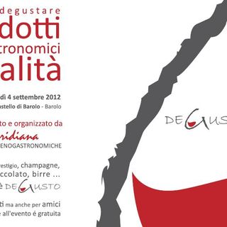 “Degusto” al Castello di Barolo nella Sala “Il Tempio”