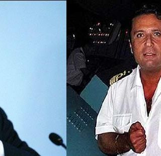 Silvio Berlusconi e il comandante Francesco Schettino