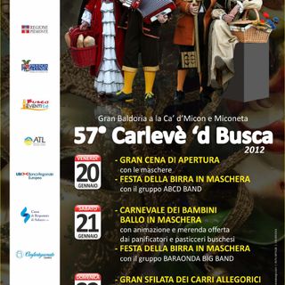 Al via la 57ª edizione del Carnevale buschese Al via la 57ª edizione del Carnevale buschese