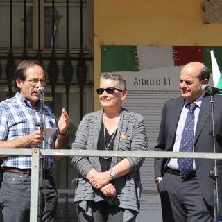 Gigi Garelli, Patrizia Manassero e Pierluigi Bersani