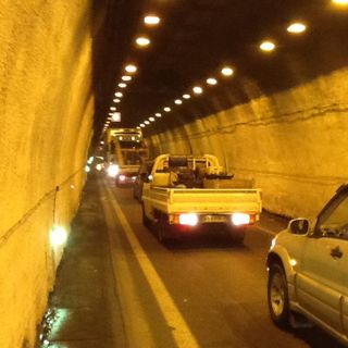 Chiude per una notte la galleria del Colle di Tenda