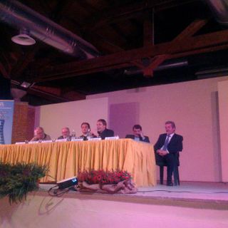 Il tavolo dei relatori alla presentazione di Frabosa Soprana