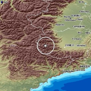 La mappa della scossa di questa mattina