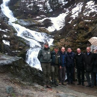 Visita del sindaco di Stazzema al parco del Marguareis