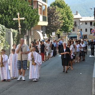 La processione in onore di San Bernardo