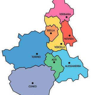 Le attuali Province del Piemonte