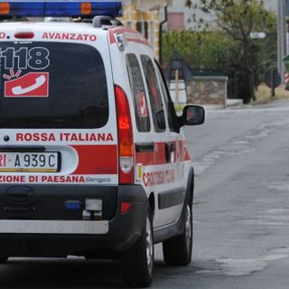 La Charlie 1.3 di stanza a Paesana intervenuta a Martiniana Po poco dopo mezzogiorno
