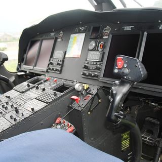 La cabina di pilotaggio di Carlie Eco