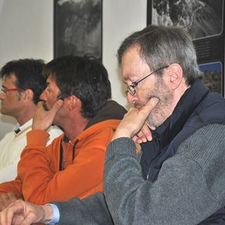 L'opposizione consiliare di Crissolo: da sinistra Fabrizio Bessone, Marco Curti e Massimo Ombrello L'opposizione consiliare di Crissolo: da sinistra Fabrizio Bessone, Marco Curti e Massimo Ombrello