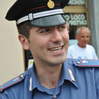 Il maresciallo Piero Manzi, giovane neo acquisto della caserma dei carabinieri di Paesana