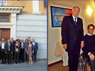 Service per il Casati e Lions Civitas a dottor Passeggi dal Lions Club Mondovì Monregalese