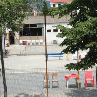 La bocciofila di via Roma a Paesana