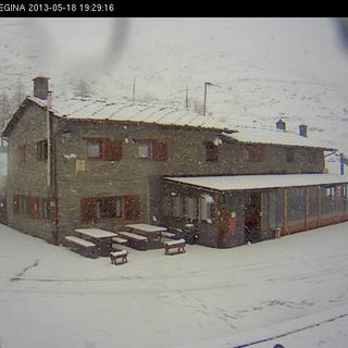 Immagini dell'Alta Valle Po sotto la neve