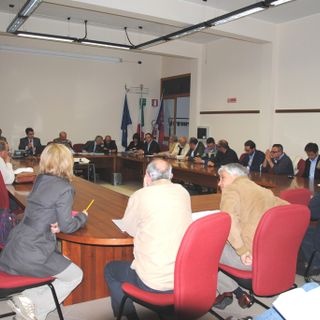 Un momento della seduta del Consiglio di Comunità Montana del 29 aprile