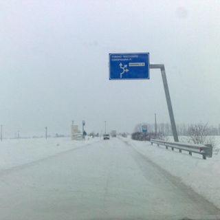 La nevicata sulla Marene-Carmagnola