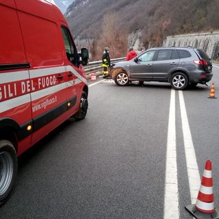 Incidente in frazione Trappa di Garessio: un'auto coinvolta nessun ferito