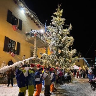 Un momento dei festeggiamenti per l'Immacolata