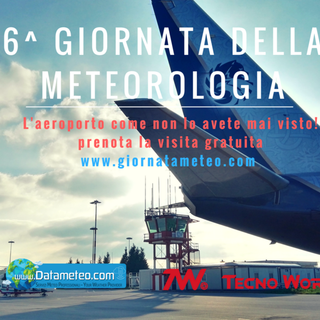 #GiornataMeteo6: Appuntamento con la 6° Giornata della meteorologia il prossimo 11 marzo all'Aeroporto Levaldigi di Cuneo
