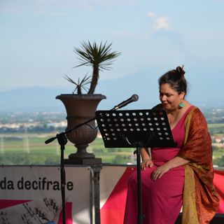La scrittrice Michela Murgia al castello del Roccolo